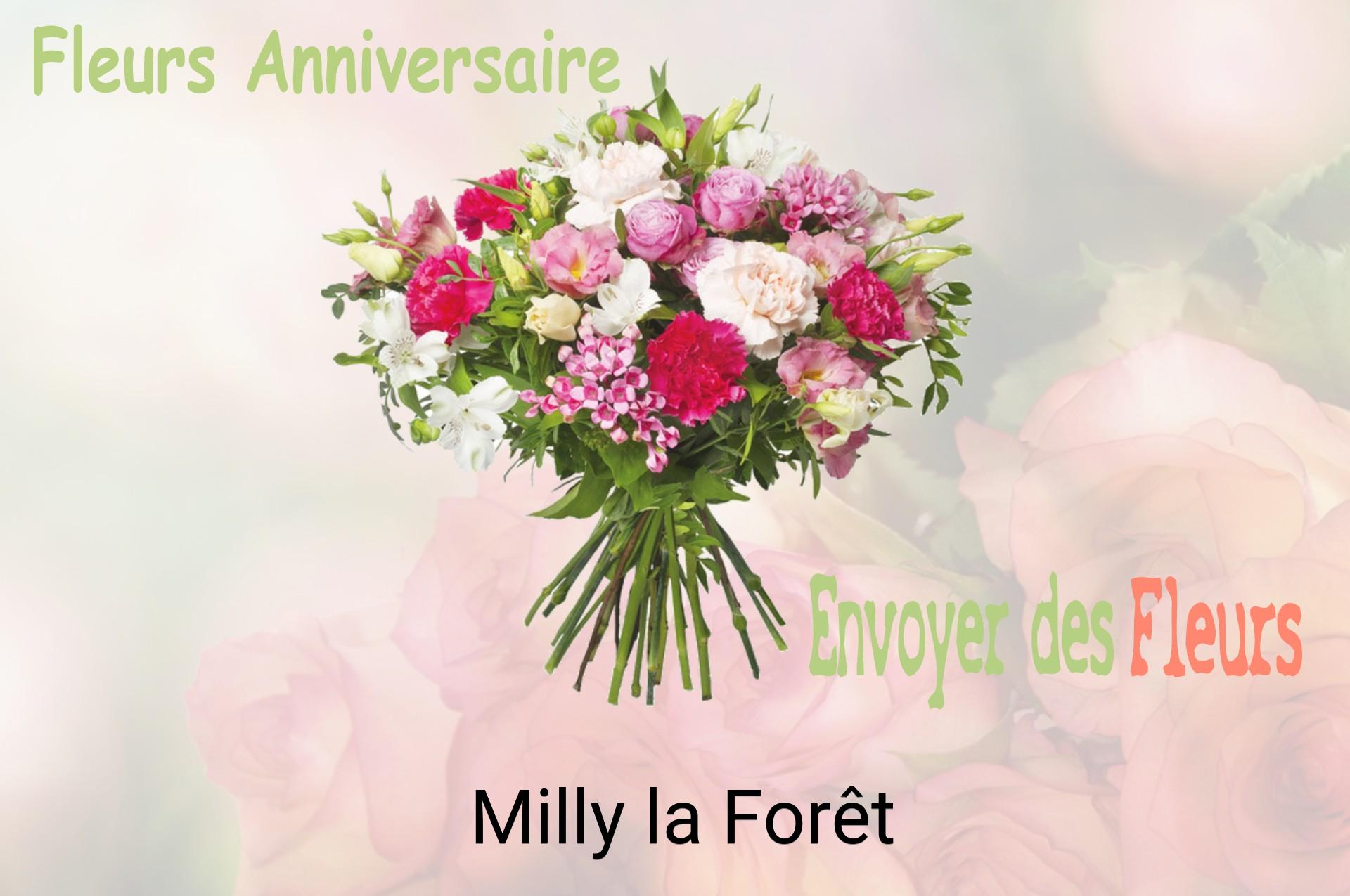 Bouquet de fleurs d’anniversaire livré à Milly-la-Forêt